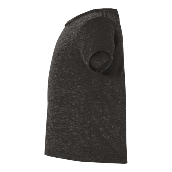 Bella + Canvas Infant Triblend Tee, Charcoal Black Triblend, Left Sleeve view