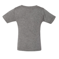 Bella + Canvas Infant Triblend Tee, Grey Triblend, Back view