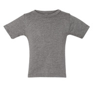 Bella + Canvas Infant Triblend Tee, Grey Triblend, Front view