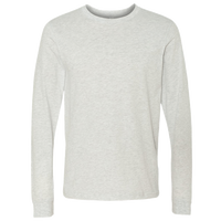 Bella + Canvas Jersey Long Sleeve Tee, Ash, Front view