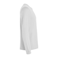 Bella + Canvas Jersey Long Sleeve Tee, Ash, Right Sleeve view