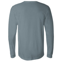 Bella + Canvas Jersey Long Sleeve Tee, Blue Storm, Back view