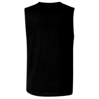 Bella + Canvas Jersey Muscle Tank, Black, Back view