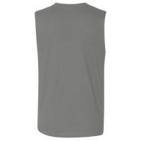 Bella + Canvas Jersey Muscle Tank, Deep Heather, Back view
