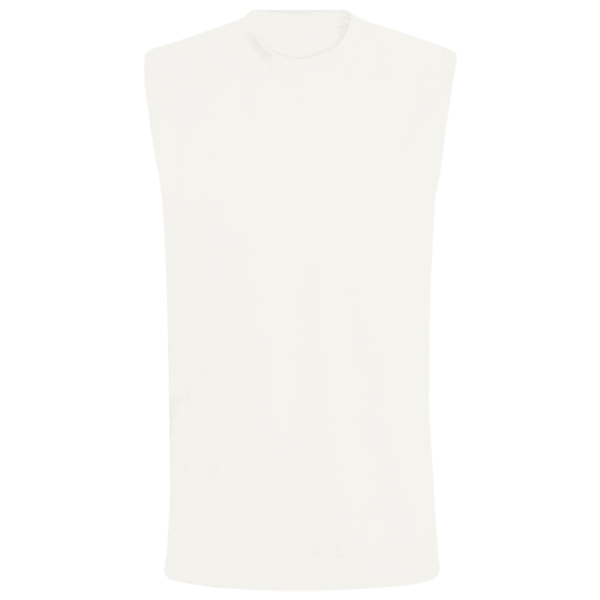 Bella + Canvas Jersey Muscle Tank, Natural, Front view