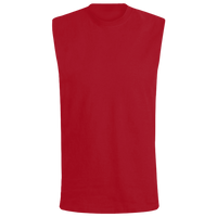 Bella + Canvas Jersey Muscle Tank, Red, Front view