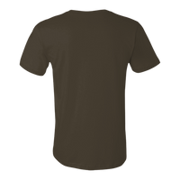 Bella + Canvas Jersey Tee, Army, Back view