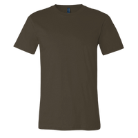 Bella + Canvas Jersey Tee, Army, Front view