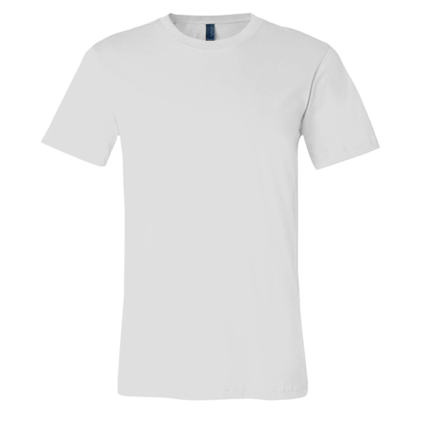 Bella + Canvas Jersey Tee, Ash, Front view