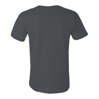 Bella + Canvas Jersey Tee, Asphalt, Back view