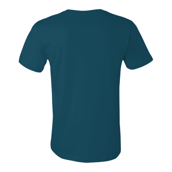 Bella + Canvas Jersey Tee, Atlantic, Back view
