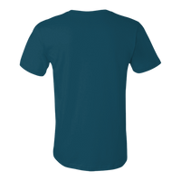 Bella + Canvas Jersey Tee, Atlantic, Back view