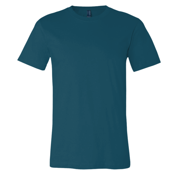 Bella + Canvas Jersey Tee, Atlantic, Front view