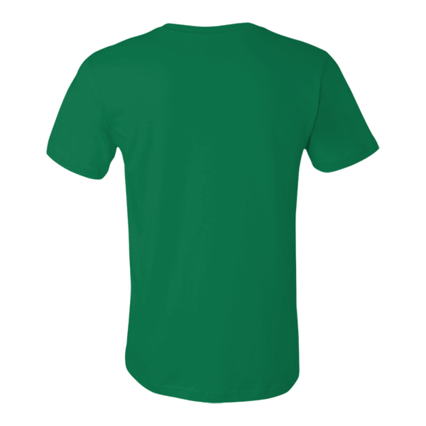 Bella + Canvas Jersey Tee, Evergreen, Back view