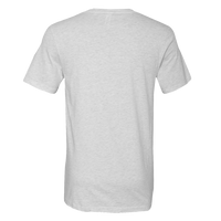 Bella + Canvas Jersey V-Neck Tee, Ash, Back view