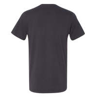 Bella + Canvas Jersey V-Neck Tee, Dark Grey, Back view