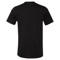 Bella + Canvas Men's Jersey Pocket Tee, Black / Deep Heather, Back view