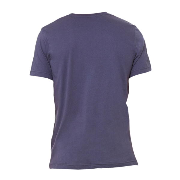 Bella + Canvas Men's Jersey Pocket Tee, Navy / Navy, Back view