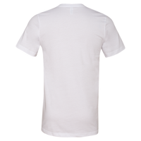 Bella + Canvas Men's Jersey Pocket Tee, White / Athletic Heather, Back view