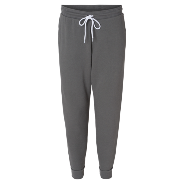 Bella + Canvas Sponge Fleece Jogger Sweatpants, Asphalt, Front view