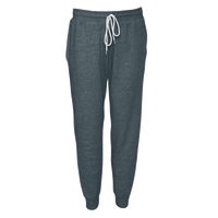 Bella + Canvas Sponge Fleece Jogger Sweatpants, Heather Slate, Front view
