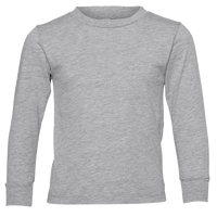 Bella + Canvas Toddler Jersey Long Sleeve Tee, Athletic Heather, Front view