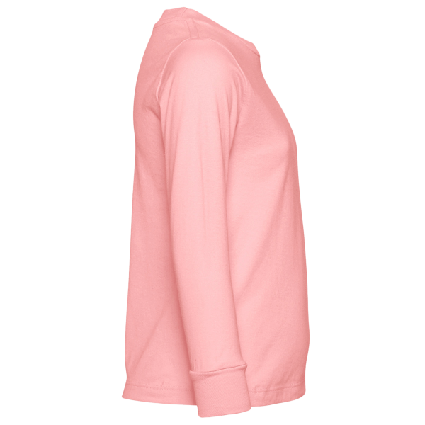 Bella + Canvas Toddler Jersey Long Sleeve Tee, Pink, Right Sleeve view