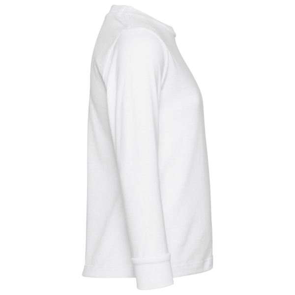 Bella + Canvas Toddler Jersey Long Sleeve Tee, White, Right Sleeve view