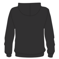 Bella + Canvas Toddler Sponge Fleece Full-Zip Hoodie Sweatshirt, Dark Grey Heather, Back view