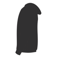Bella + Canvas Toddler Sponge Fleece Full-Zip Hoodie Sweatshirt, Dark Grey Heather, Left Sleeve view