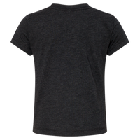 Bella + Canvas Toddler Triblend Tee, Charcoal Black Triblend, Back view