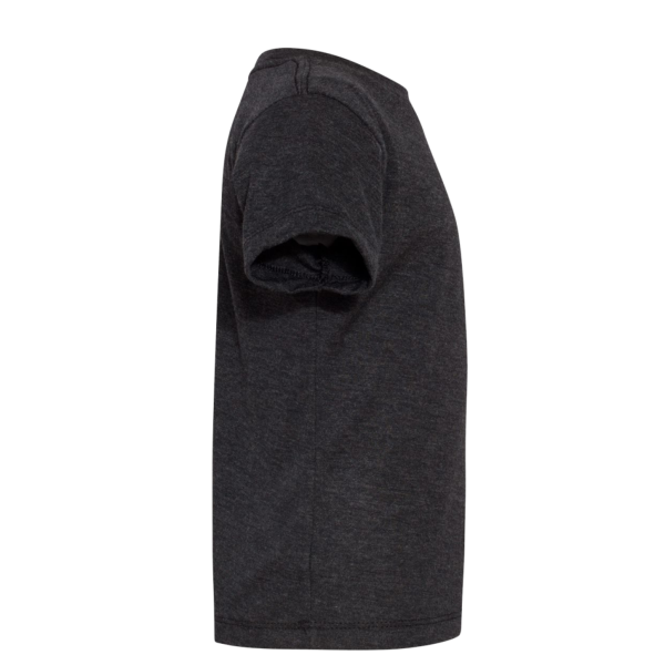 Bella + Canvas Toddler Triblend Tee, Charcoal Black Triblend, Right Sleeve view