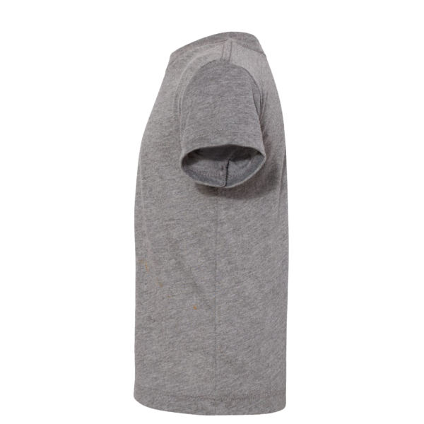 Bella + Canvas Toddler Triblend Tee, Grey Triblend, Left Sleeve view