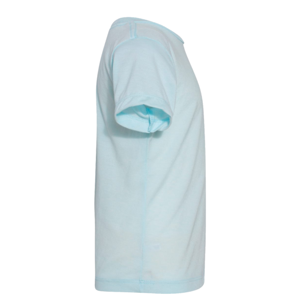 Bella + Canvas Toddler Triblend Tee, Ice Blue Triblend, Right Sleeve view
