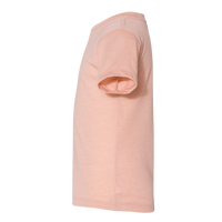 Bella + Canvas Toddler Triblend Tee, Peach Triblend, Left Sleeve view