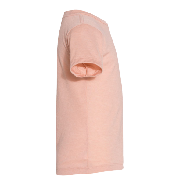 Bella + Canvas Toddler Triblend Tee, Peach Triblend, Right Sleeve view