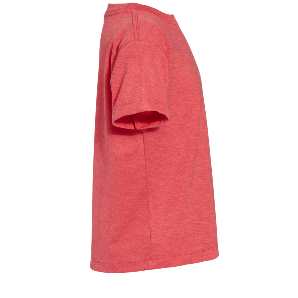 Bella + Canvas Toddler Triblend Tee, Red Triblend, Right Sleeve view