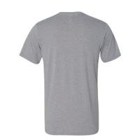 Bella + Canvas Triblend Tee, Athletic Grey Triblend, Back view