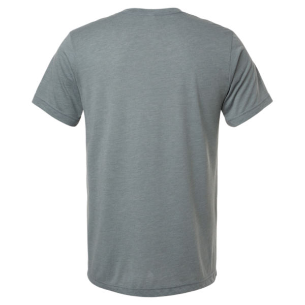 Bella + Canvas Triblend Tee, Blue Storm Triblend, Back view