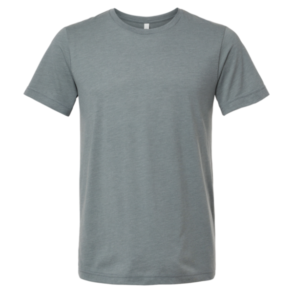 Bella + Canvas Triblend Tee, Blue Storm Triblend, Front view