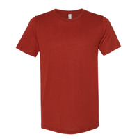 Bella + Canvas Triblend Tee, Brick Triblend, Front view
