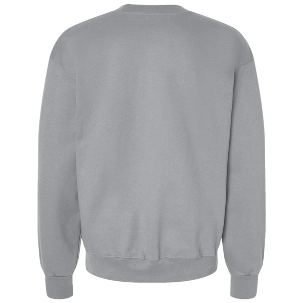 Bella + Canvas Unisex 10 oz. Heavyweight Crewneck Sweatshirt, Athletic Heather, Back view
