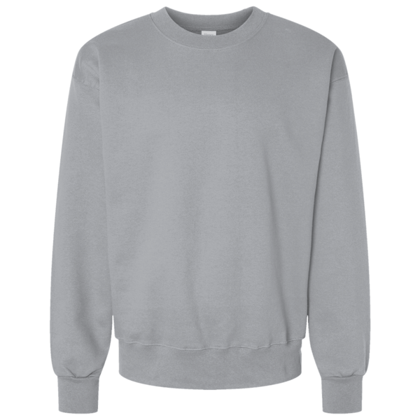 Bella + Canvas Unisex 10 oz. Heavyweight Crewneck Sweatshirt, Athletic Heather, Front view