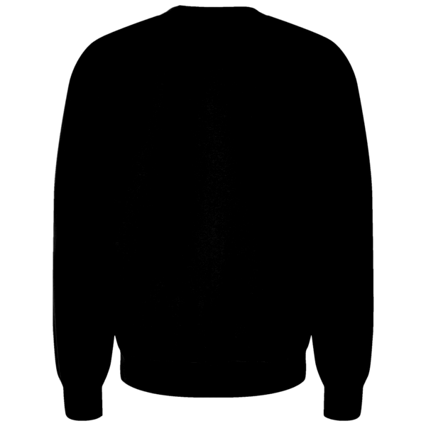 Bella + Canvas Unisex 10 oz. Heavyweight Crewneck Sweatshirt, Black, Back view