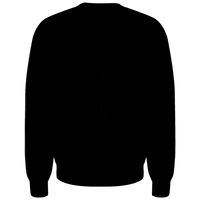 Bella + Canvas Unisex 10 oz. Heavyweight Crewneck Sweatshirt, Black, Back view