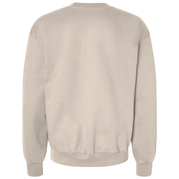 Bella + Canvas Unisex 10 oz. Heavyweight Crewneck Sweatshirt, Dust, Back view