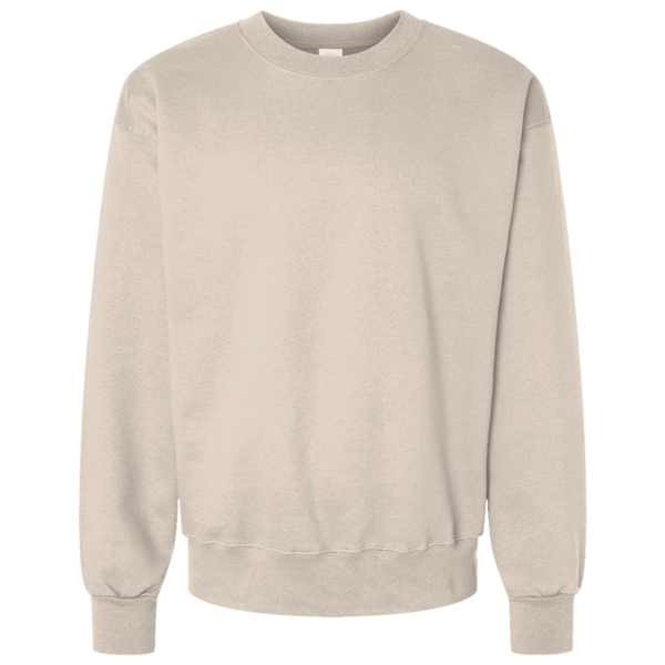 Bella + Canvas Unisex 10 oz. Heavyweight Crewneck Sweatshirt, Dust, Front view