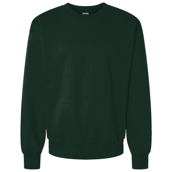 Bella + Canvas Unisex 10 oz. Heavyweight Crewneck Sweatshirt, Forest, Front view