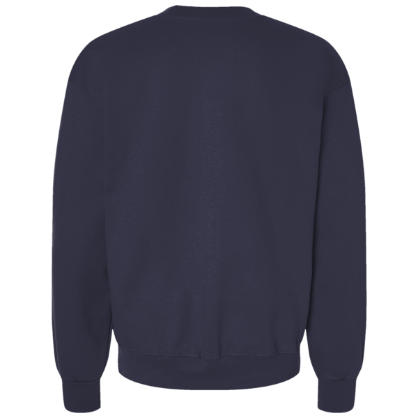 Bella + Canvas Unisex 10 oz. Heavyweight Crewneck Sweatshirt, Navy, Back view