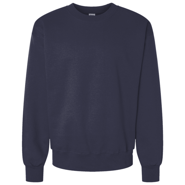 Bella + Canvas Unisex 10 oz. Heavyweight Crewneck Sweatshirt, Navy, Front view